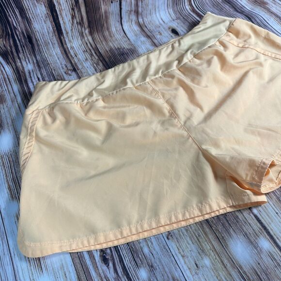 Nike Running Shorts Womens Size 2XL XXL Orange Dri Fit Crew Gym Run Casual Melon - Picture 4 of 13